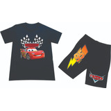 Conjuntos Camiseta Y Pantaloneta Cars Rayo Mcqueen Jk