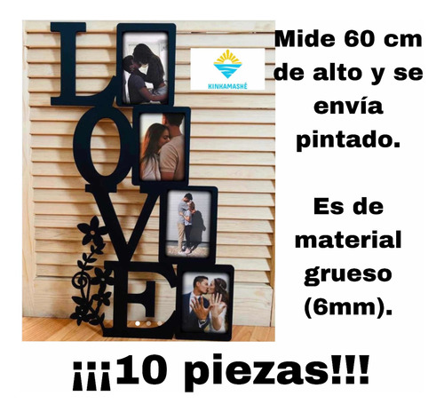 Portarretrato/love/amor/regalo/10 Piezas!!