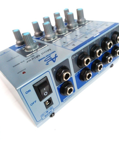 Mixer 8 Canales American Sound Con Adaptador