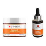 X2 Lidherma Kit Radian C Serum & Crema Facial Hialuronico