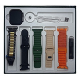 Smartwatch Kw20 Ultra2 Preto Kit Com 5 Pulseiras