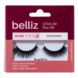 Belliz Cilios De Fios 3d Superlongo Volume 4 -212 Cod.2653