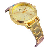 Reloj Mujer Dama Original Marca Qyq Analogo Pulso Acero