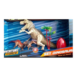 Set De Juego Adventure Force Dinosaurios Luz Sonido 5 Piezas