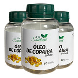 Kit 3x Óleo De Copaíba 100% Natural - 180 Capsulas Total