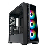 Gabinete Cooler Master Masterbox Mb520 Com 3 Cooler Fan Argb Cor Preto