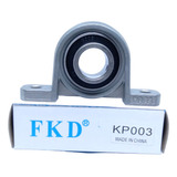 Mancal Kp003 + Rolamento Para Eixo De 17mm - Fkd