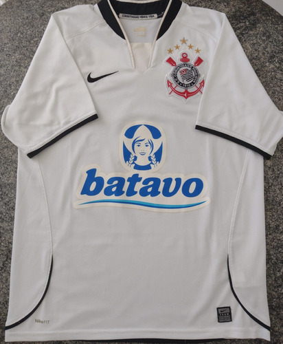 Camisa Corinthians 2009 Batavo Branca G Original Nike