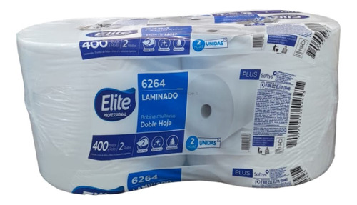 Toalla Bobina Elite Blanco Tissue D/h 2x400mts  