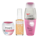 Ponds Clarant Antimanchas. Crema + Base + Desmaquillante Dua