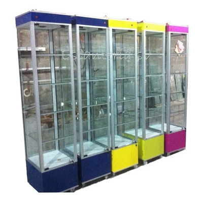 Vitrina Aparador Exhibidora Torre Cuadrada 40x40x1.80  | MercadoLibre