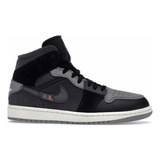 Jordan 1 Mid Craft Inside Out Black # 26 Cm Original