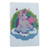 Pintura Por Diamantes Unicornio 2 Cuadro 15x10 Con Atril