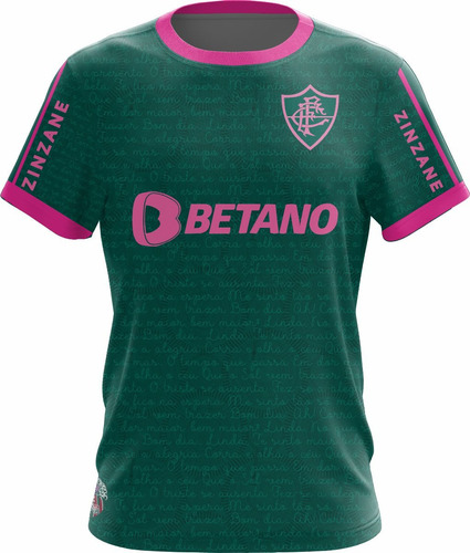 Camise/ Camiseta Fluminense Torcedor Personalizada 