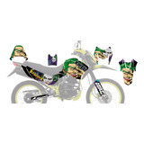 Dm200 Grafico Joker Calcas Kit Sticker Vinil Laminado Enduro