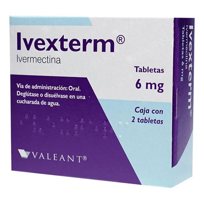 Ivexterm Tabletas 6 Mg, 2 Tabletas | MercadoLibre