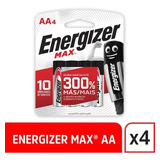 Pila Alcalina Energizer Max Aa Blister X 4 U