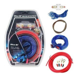 Kit Cables Para Amplificador Subwoofer 1500w Auto 