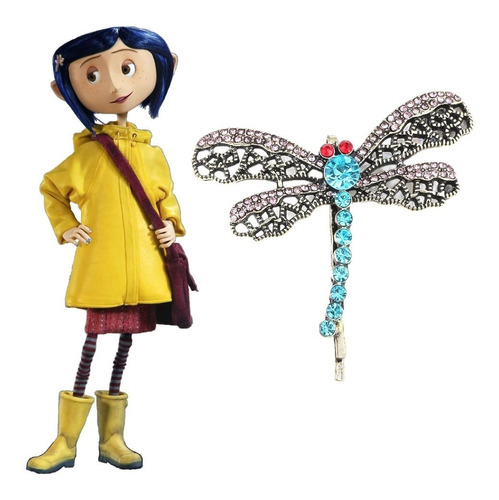 Broche Pasador Para Cabello De Libélula | Coraline