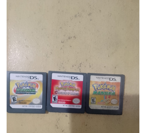 Lote Pokémon Nintendo Ds (eua)