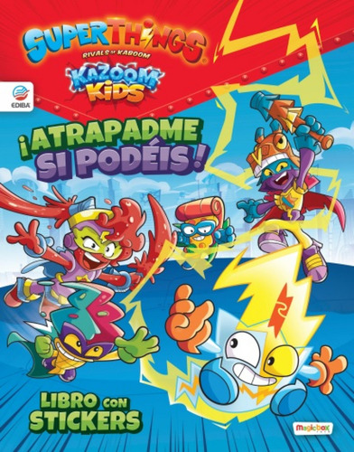 Libro De Stickers Superthings Kazoom Kids - España - ¡atrap