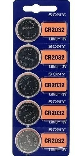 Bateria Sony Cr 2032 3v Lithium Cartela C/ 5 Unid Placa Mae