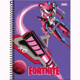 Caderno Universitario Espiral 10 Matérias Fortnite - Foroni