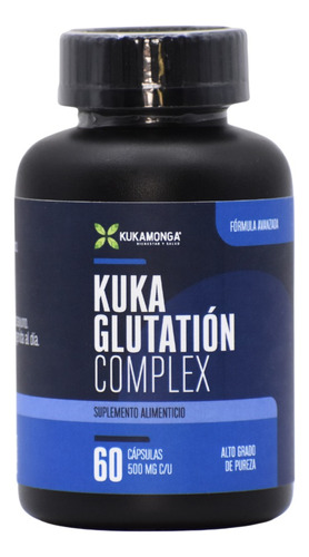 Kukamonga Glutatión Complex, Ácido Alfa Lipoico - 60 Cápsulas Sabor Sin Sabor