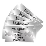 Matgicol Caja De Filos Platinum Navajas Afeitar Barberia X10