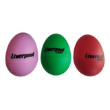 Ganza Ovinho Shaker Colorido Infantil Liverpool 3 Unidades