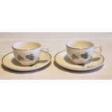 Tazas De Café Porcelana Hartford X 2un