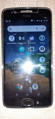 Moto G5 32 Gb Gris Lunar 2 Gb Ram. Android 8.1. Leer Bien.