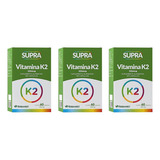Kit 3 Supra Vitamina K2 60 Cápsulas - Herbamed