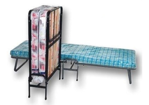 Cama Plegable De Caño ( Catre ) Con Colchon 65x185 Descansar