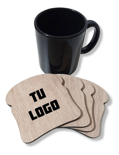 Portavasos Personalizados Diseño Pan De Caja (6pzas)