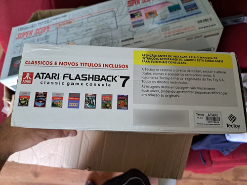 Atari Flash Flashback 7 Completo Sem Uso