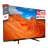 Smart Tv 40 Pulgadas Kanji Full Hd Con Android 220v Negro