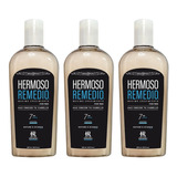 3 Shampoo Anticaida Crecimiento Caspa Reparador Hombre 7en1