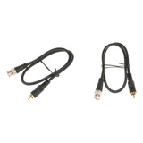 2 Pedazos Cable De Video Conversor Rca Bnc 50ohm Cable De