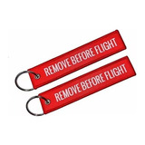 2 Unids/ Llavero Remove Before Flight