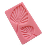 Molde Silicona Hojas De Palma 2 Tamaños Repostería Porcelana