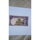 Cedula 1 One Pound Nova Zelandia...1944/1955 Soberba /fe 