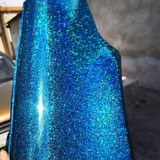 1/2 Lto Metal Flake Azul Holograma 