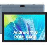 Tablet Android 11 De 10'' Zzb De 64 Gb, Color Azul