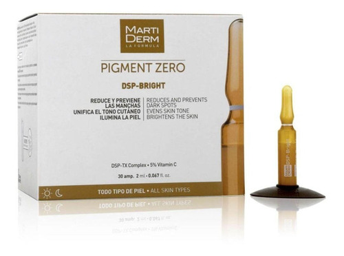 Martiderm Ampolletas Pigment Zero C/30amp Tipo De Piel Piel Con Manchas