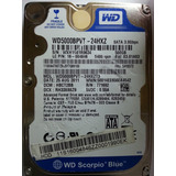 Western Digital Wd5000bpvt-24hxzt3 500gb - 39 Recuperodatos