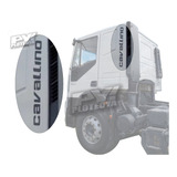 Calcos Cavallino De Cabina Lateral Ambos Lados Camion  Iveco