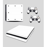 Skin Personalizado Para Ps4 Slim Color Blanco (0057) 