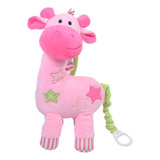 Cunero Peluche Musical Bebe Rosa Celeste Cuna Pony Jirafa 