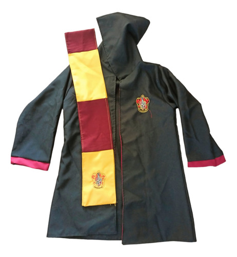 Disfraz Harry Potter Capa Y Bufanda Bordada Niño Talla 14